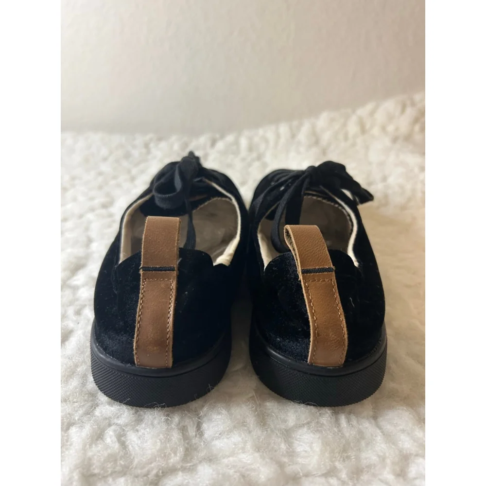 Revitalign Black Velvet Orthotic Santa Clara Betta Sneakers Women Size 11D